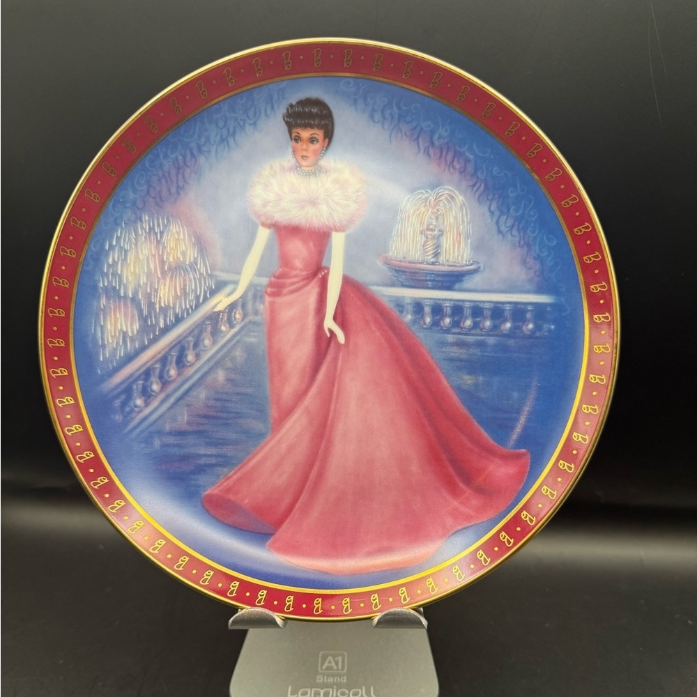 Barbie Enchanted Evening 1990 Collector Plate Morton Danbury Mint #G7860
